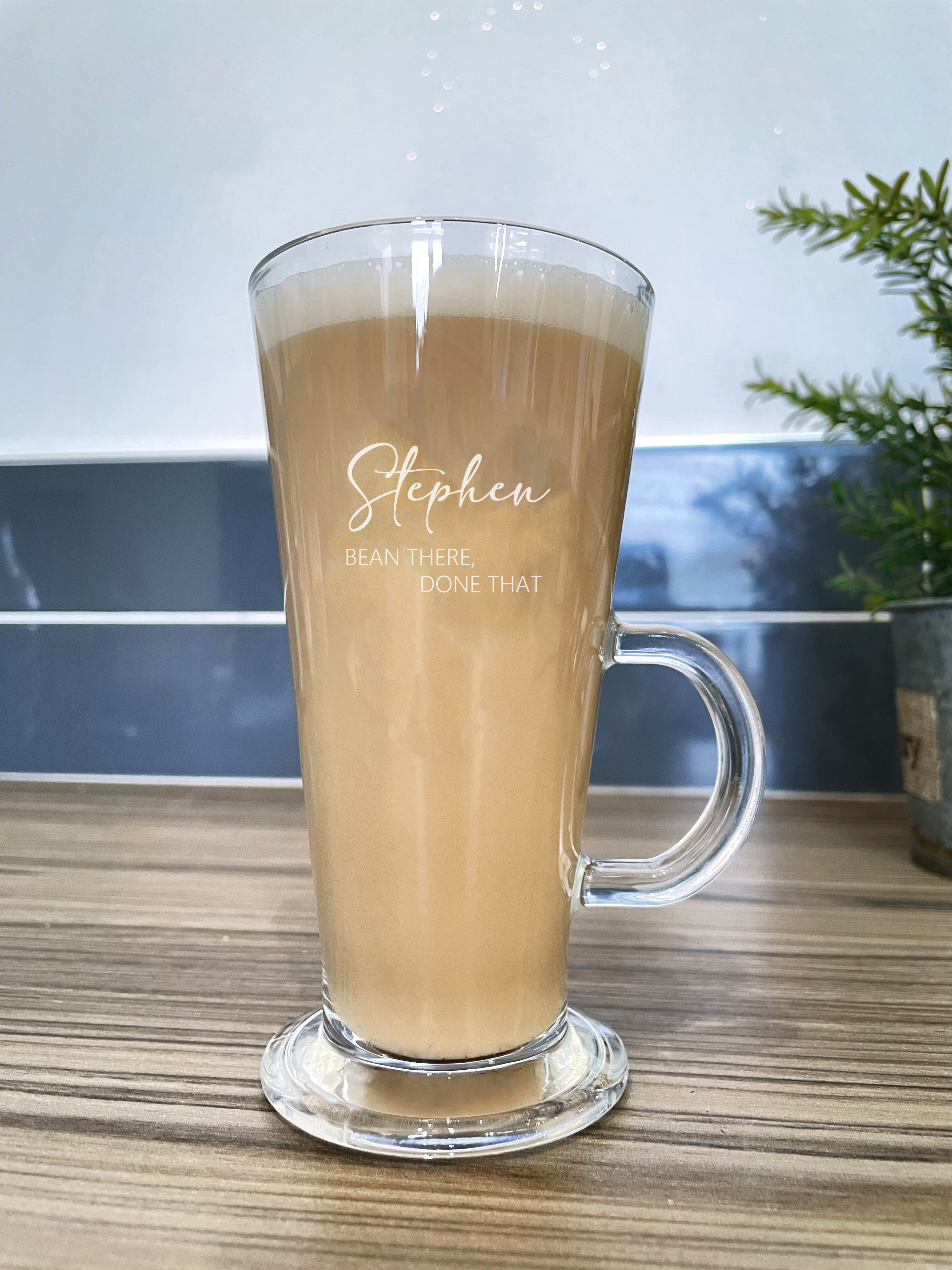 Personalised Latte Glass | Great Gift! | Coffee | Tea