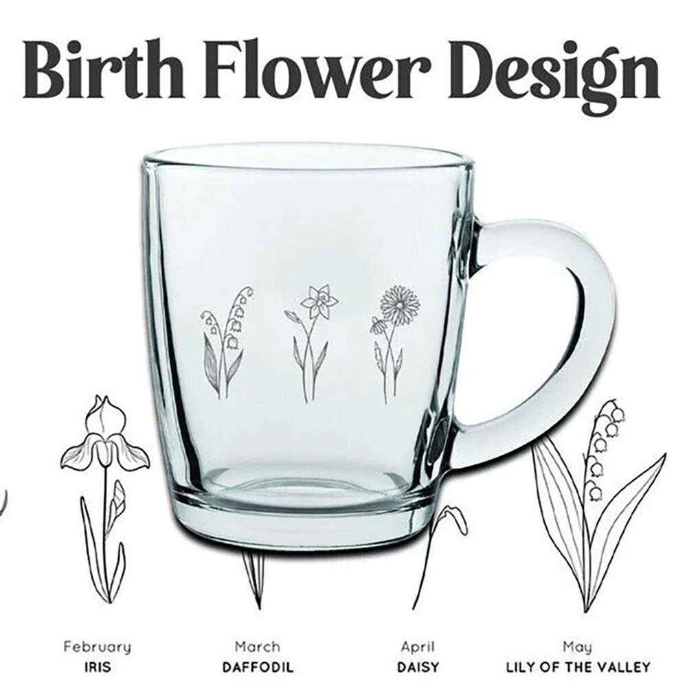 Birth Flower Mug